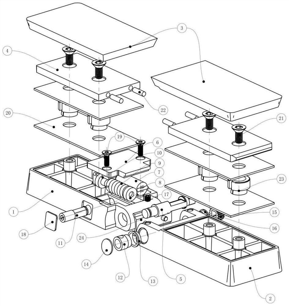 A hydraulic hinge with adjustable one-way opening and closing door positioning angle and buffer speed