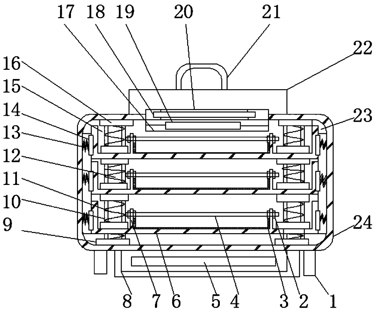 Prefabricated assembling reinforced concrete component delivery device