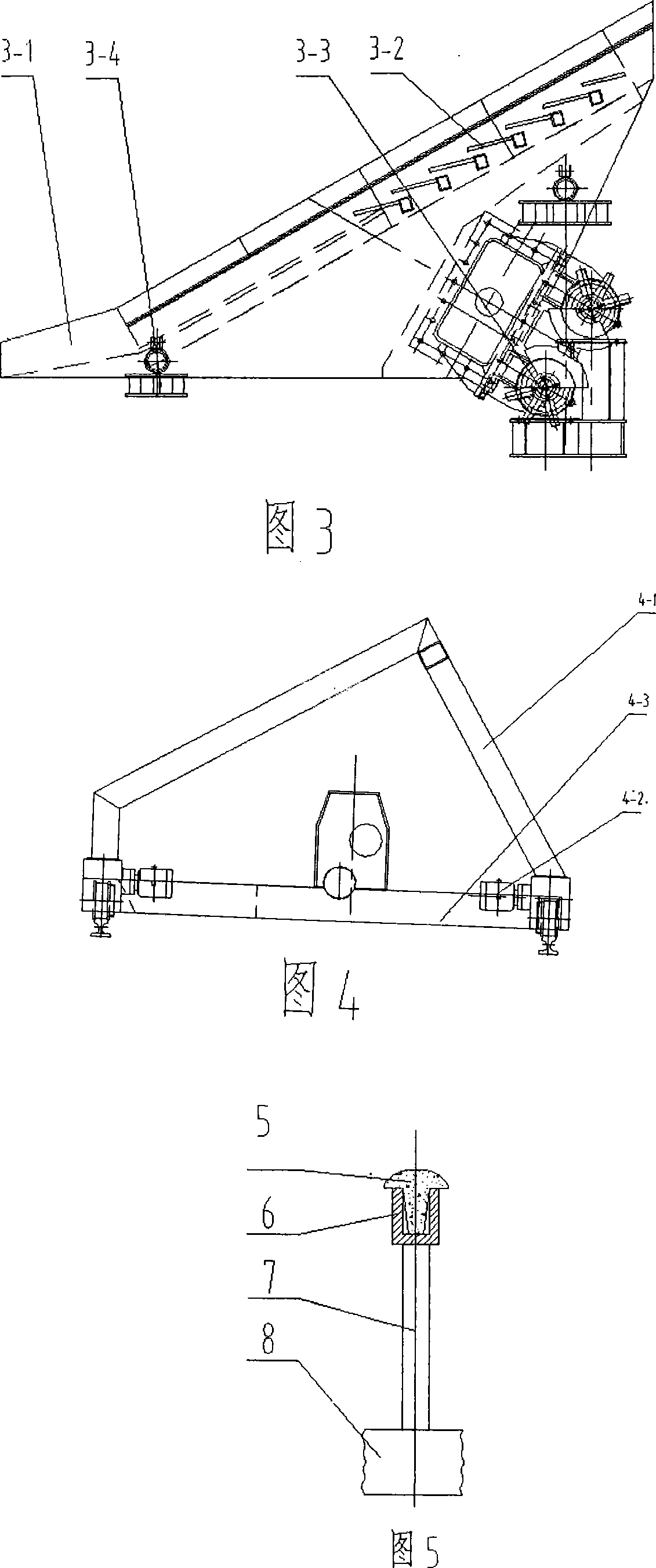 Stationary vibration distributary screen