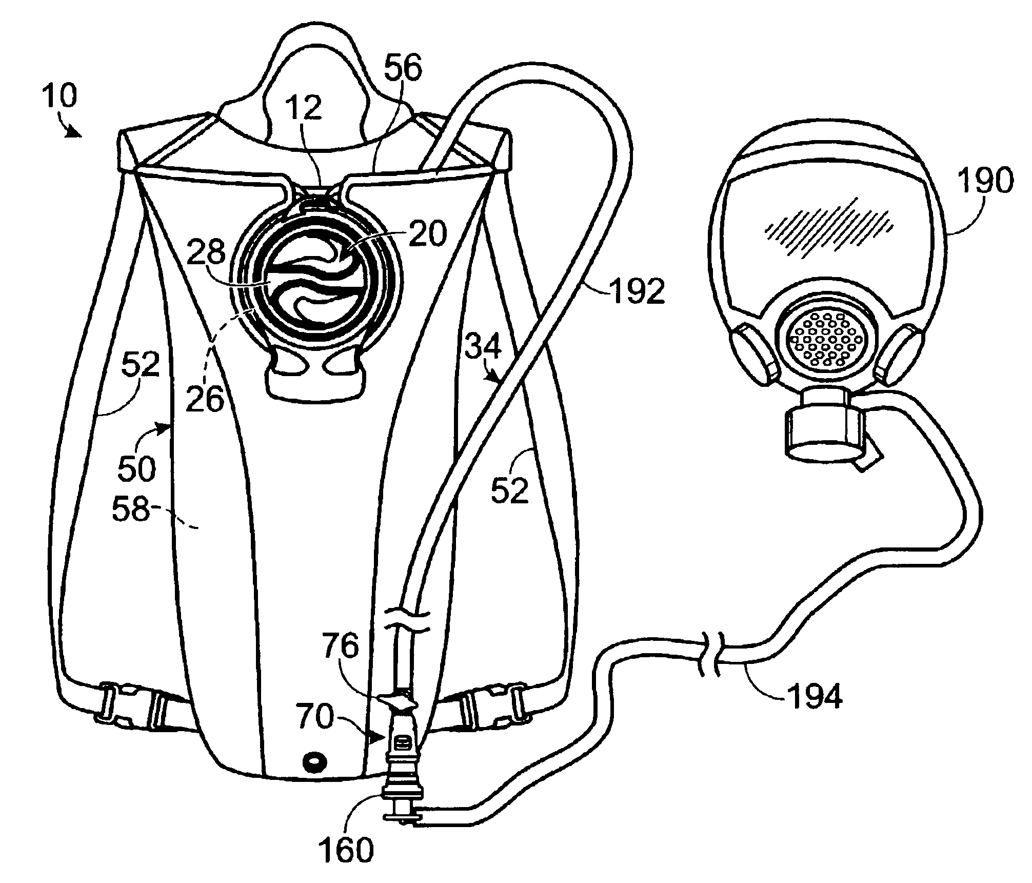 Personal hydration system with component connectivity