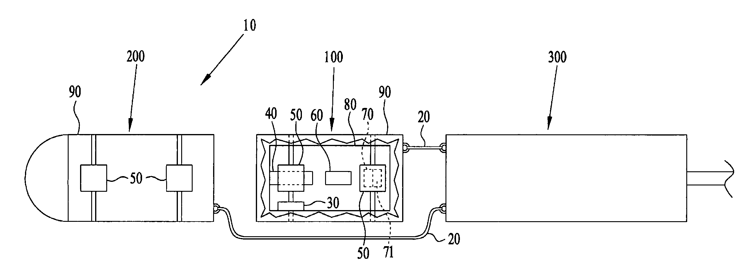 Locator device for submerged structures