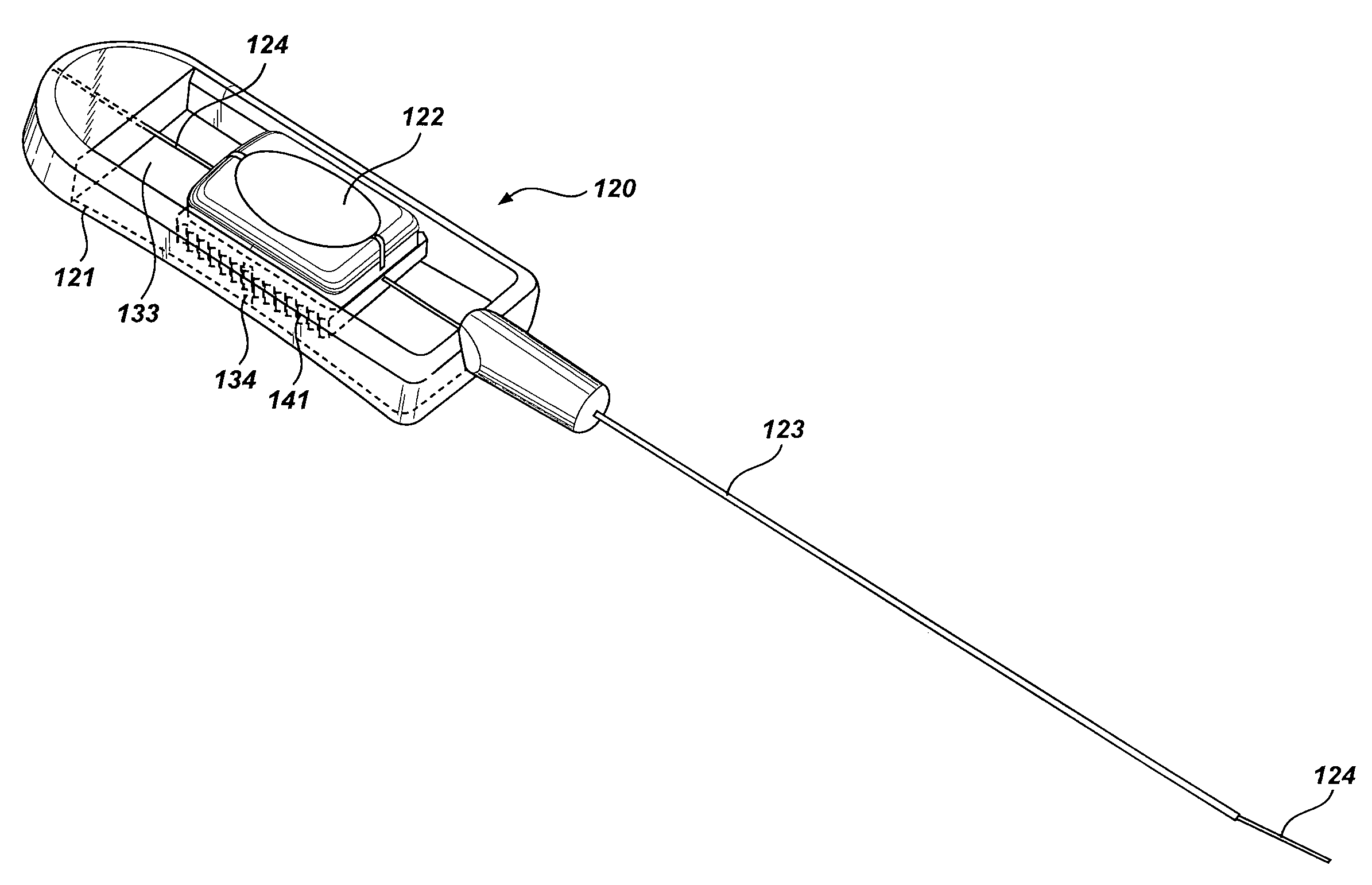 Steerable stylet handle assembly