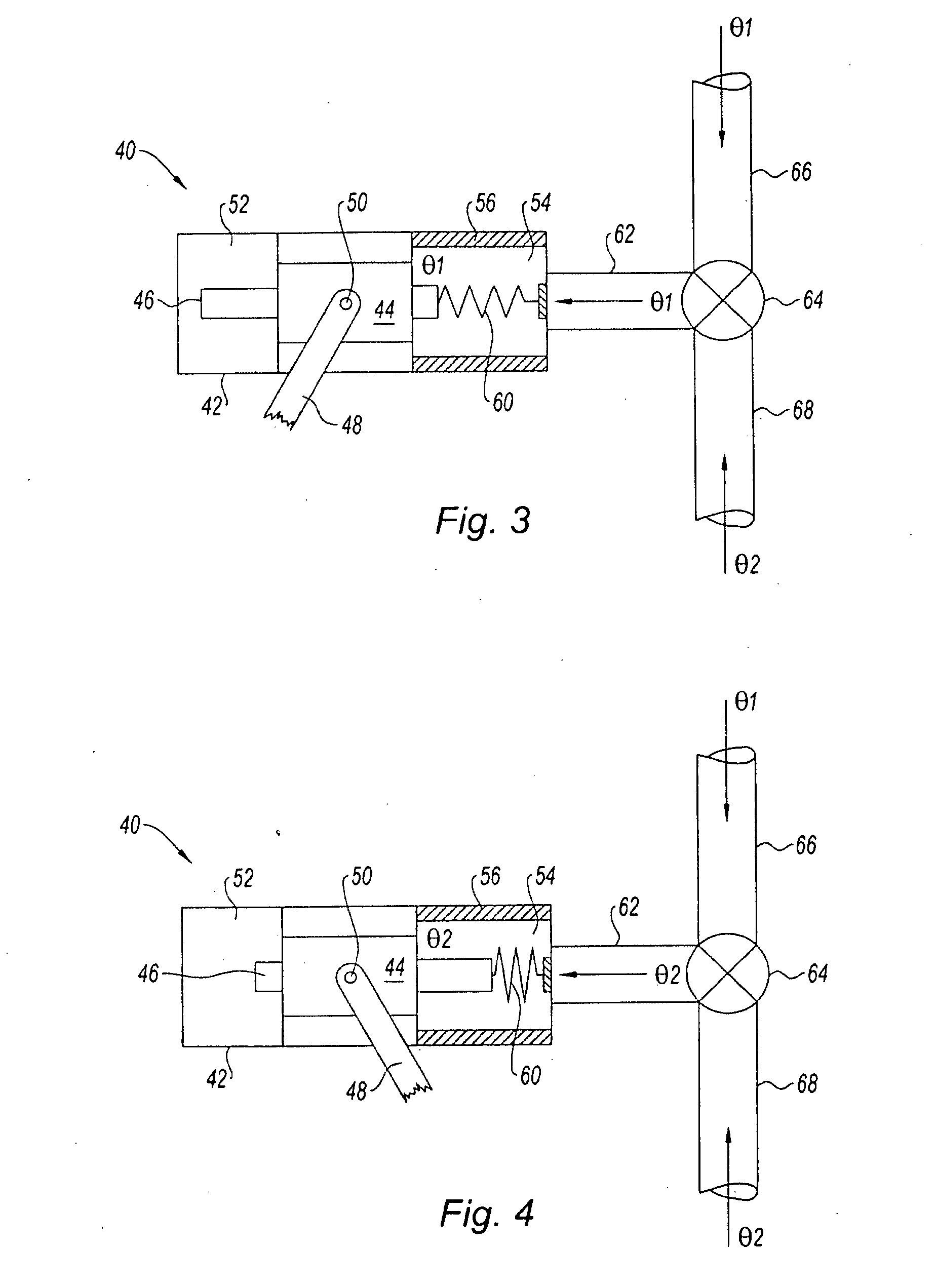 Actuating device, bypass air bleed system equipped therewith, and turbojet engine comprising these