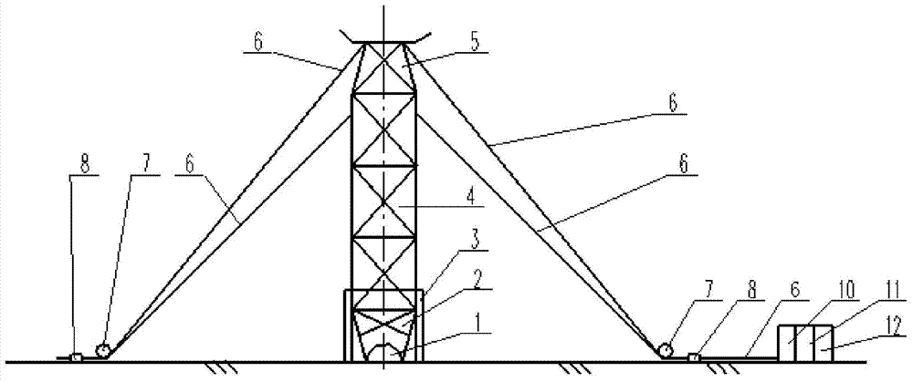 Device and method for constructing assembled crossing frame