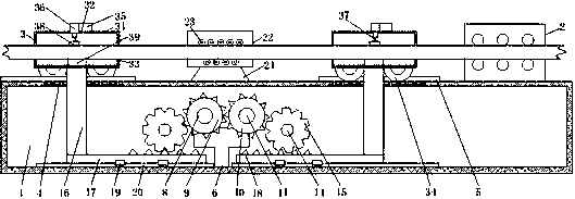 Straightening device for electric cable wire used in seabed