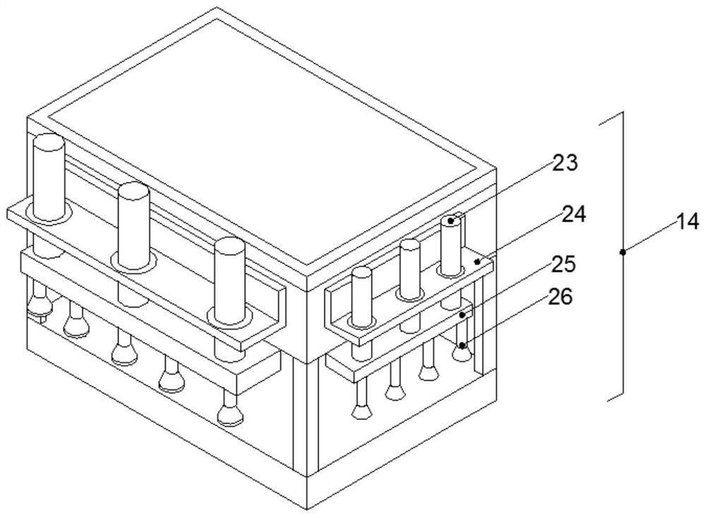 Automatic inner film sleeving device for woven bag