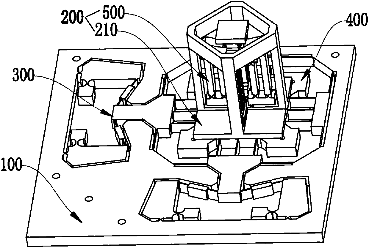 A xyz three-degree-of-freedom precision positioning device