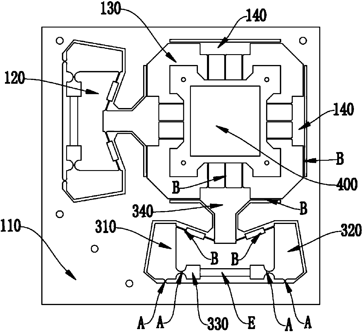 A xyz three-degree-of-freedom precision positioning device