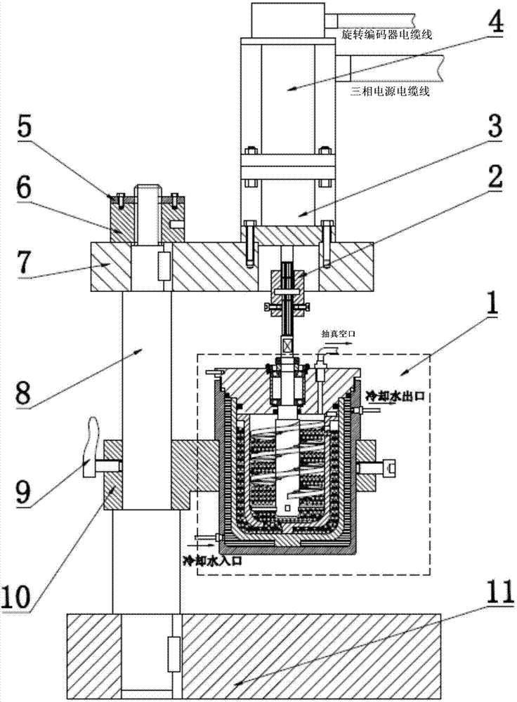 Inner-outer-layered ball-milling device with forced axial flow and up-down circulation