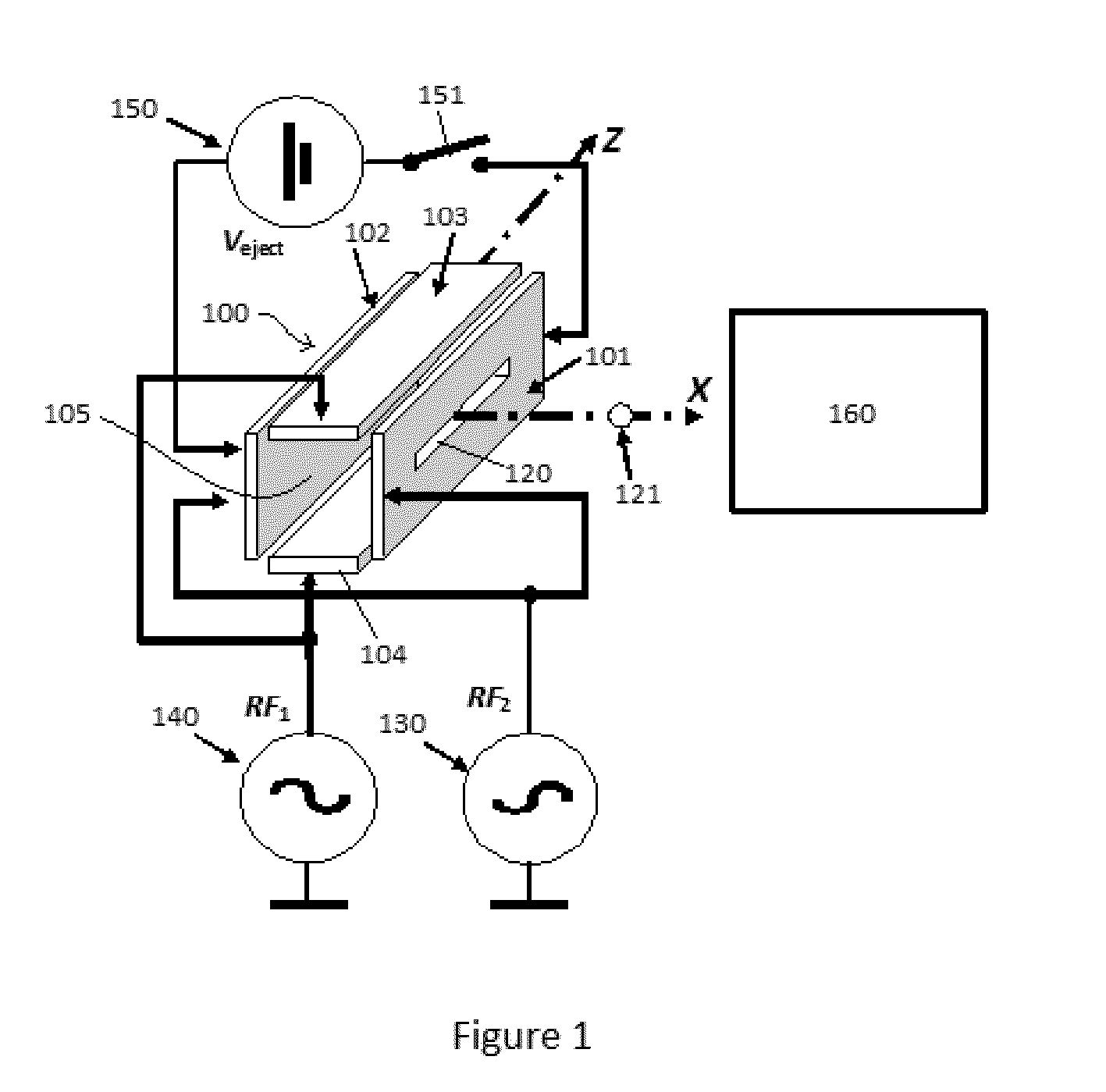 Ion injection from a quadrupole ion trap