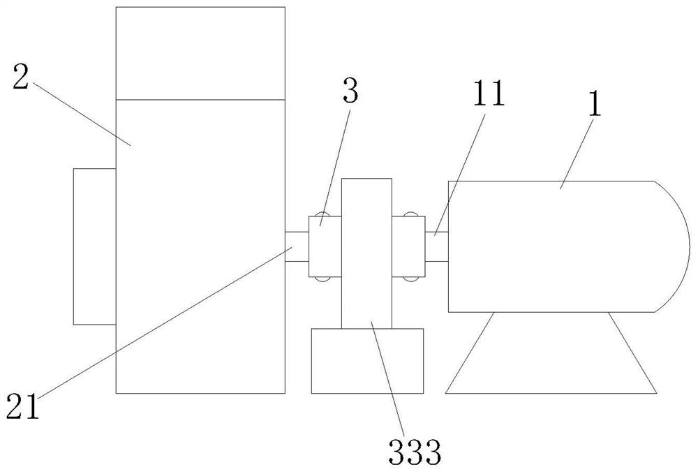 High-temperature fan based on heat insulation mechanism