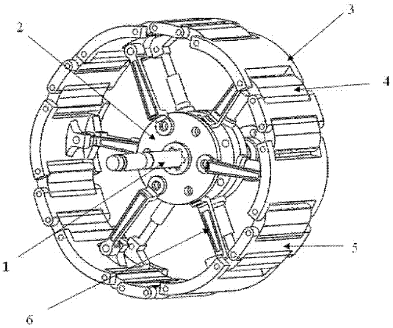 Wheel-track switching mechanism