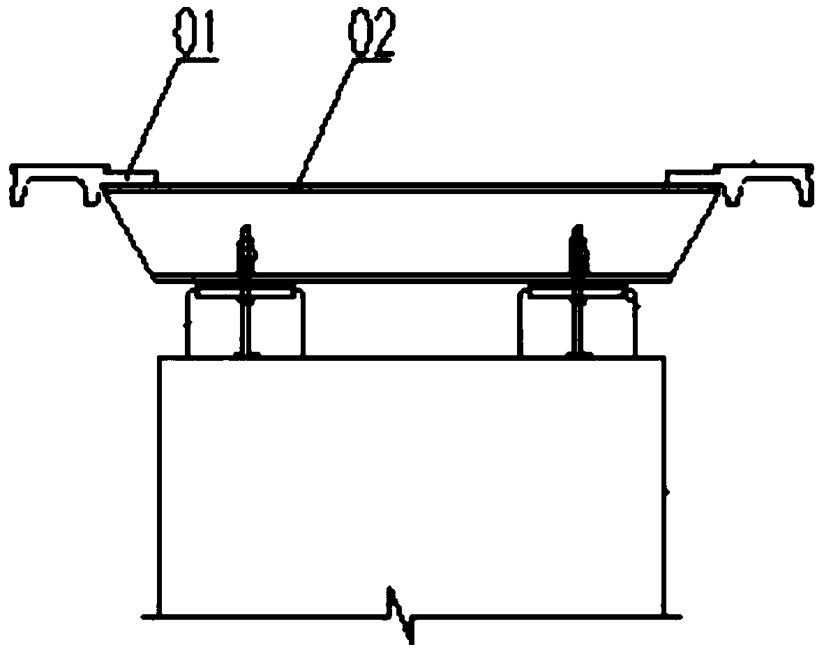 Measuring device of magnetic levitation track panels