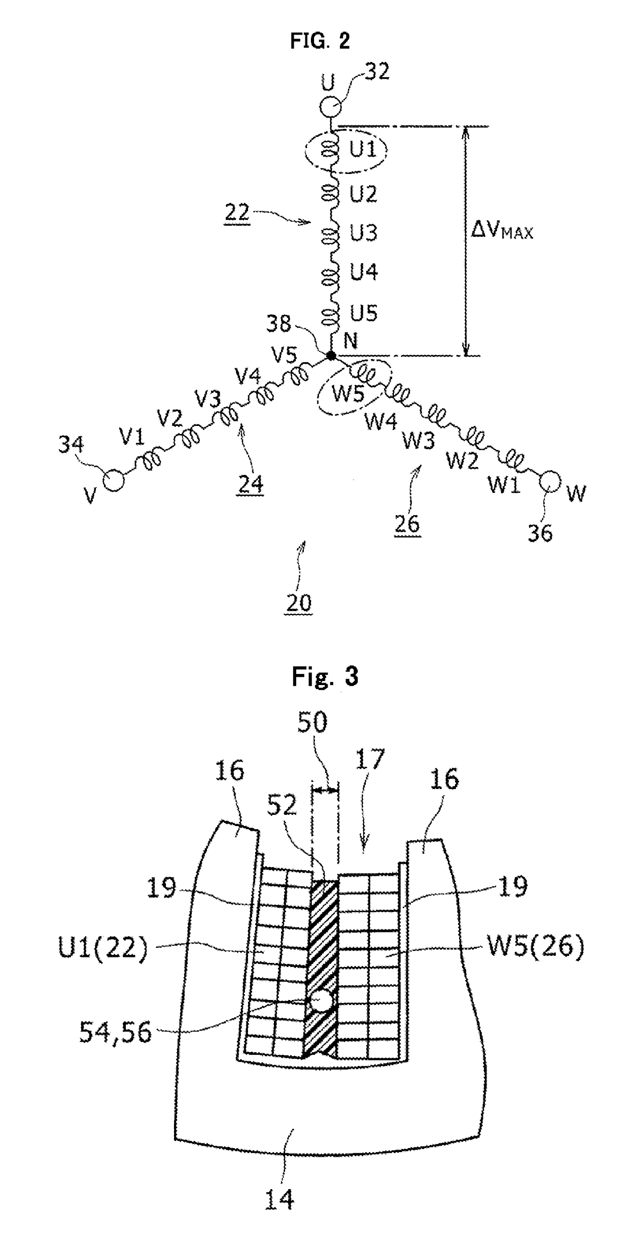 Stator of rotary electric machine