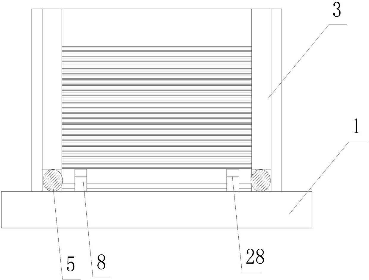 Automobile air conditioner condenser integrated assembling forming device