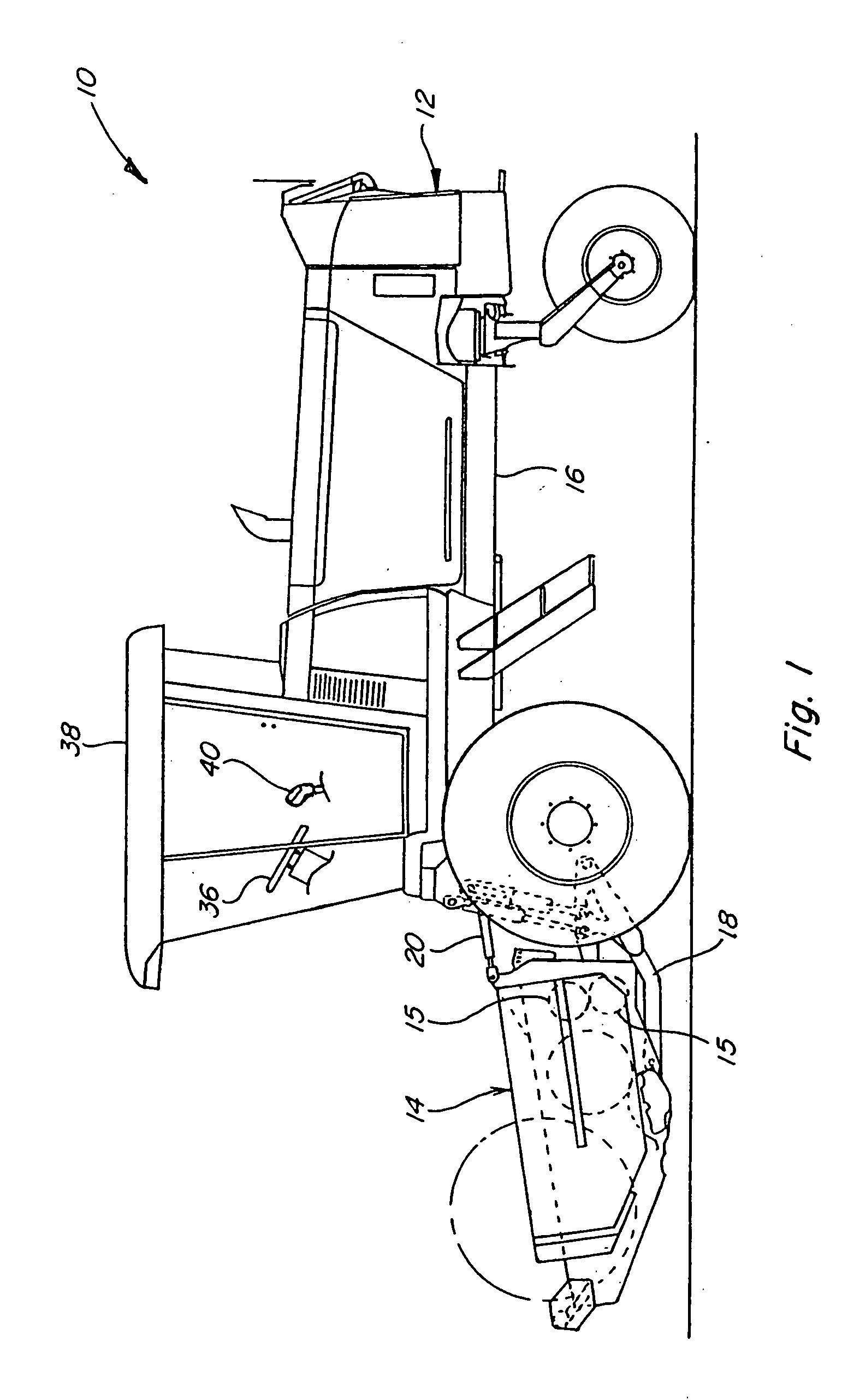 Apparatus and method to vary the sensitivity slope of the FNR control lever of an agricultural windrower