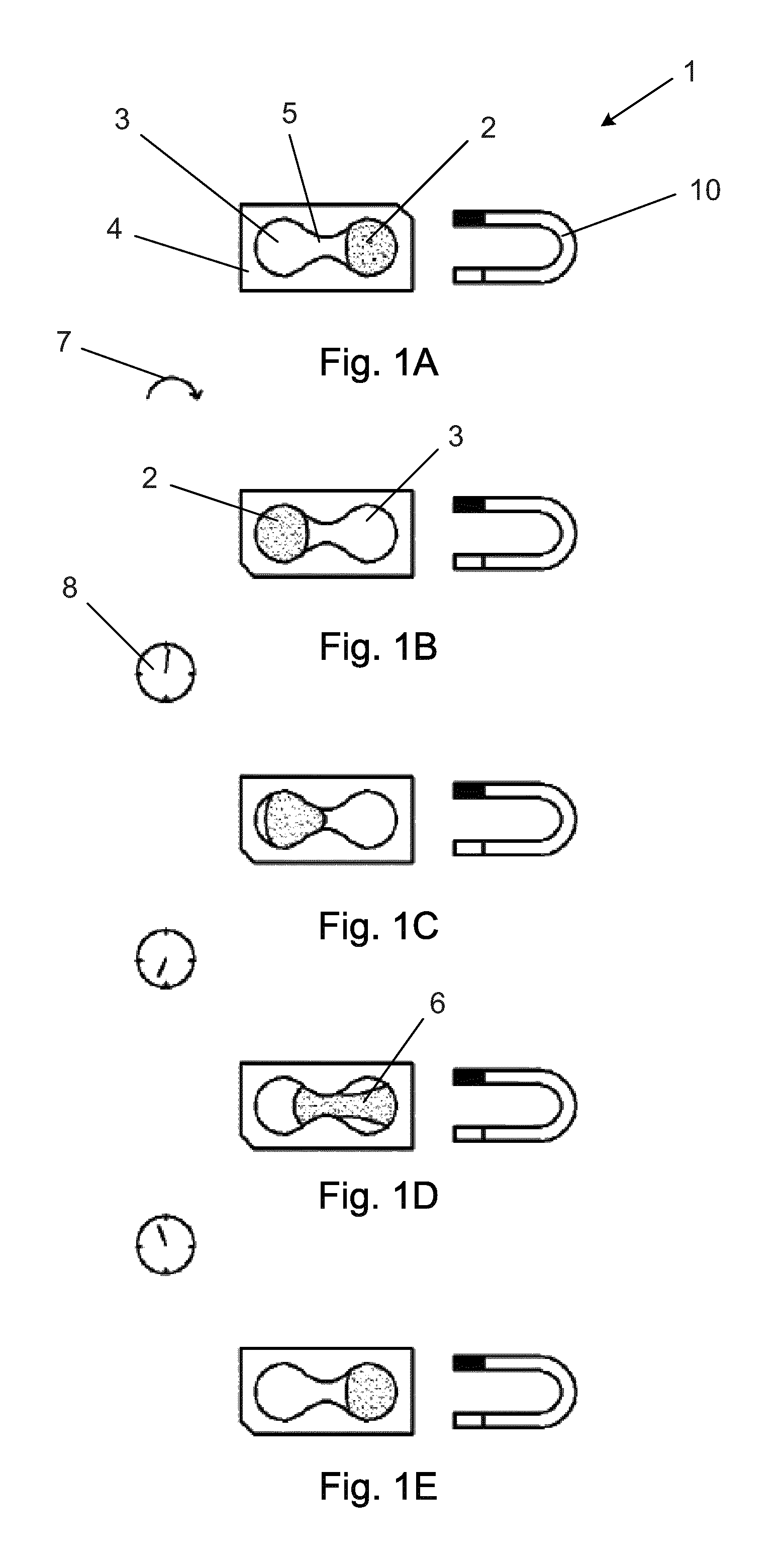 Magnetic time delay indicator and an injection device incorporating such