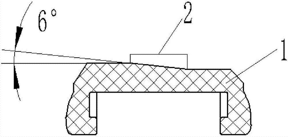 Inclined sealing surface valve seat of butterfly valve