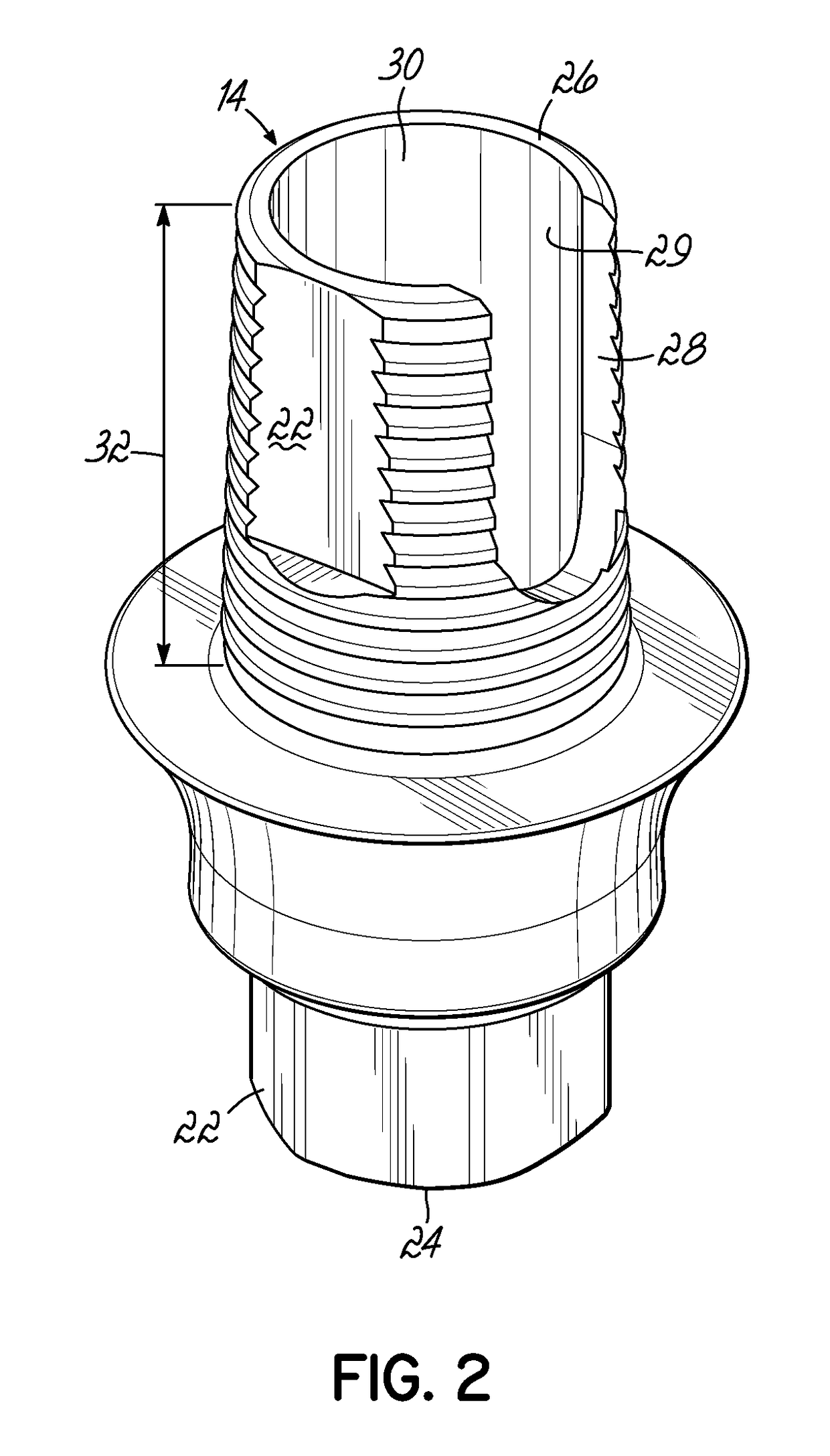 Screw-retained abutment with off-axis feature and methods of making and using same