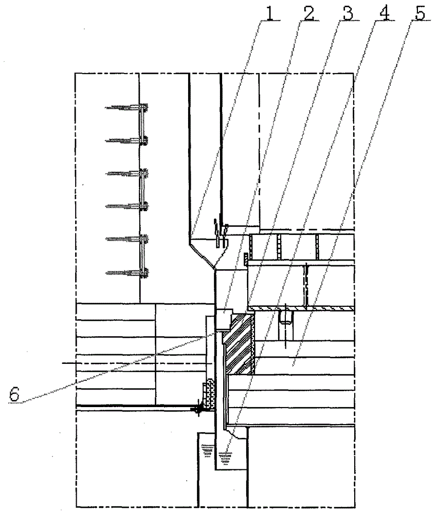 Pit-type high-temperature carburizing furnace with bottom-inserted furnace tank heat-insulating retaining ring structure