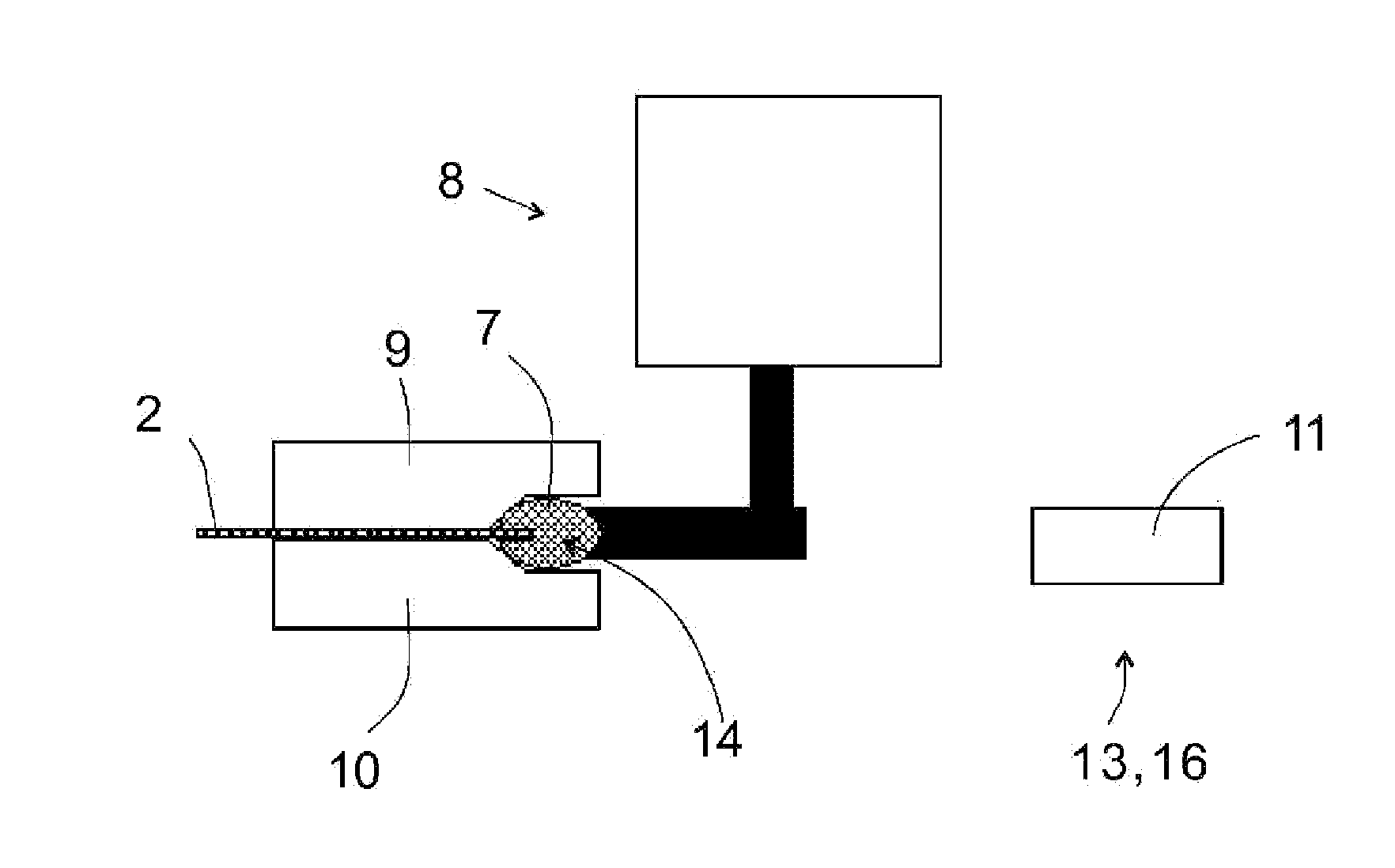 Method and equipment for providing the edge of a starting sheet with a dielectric strip
