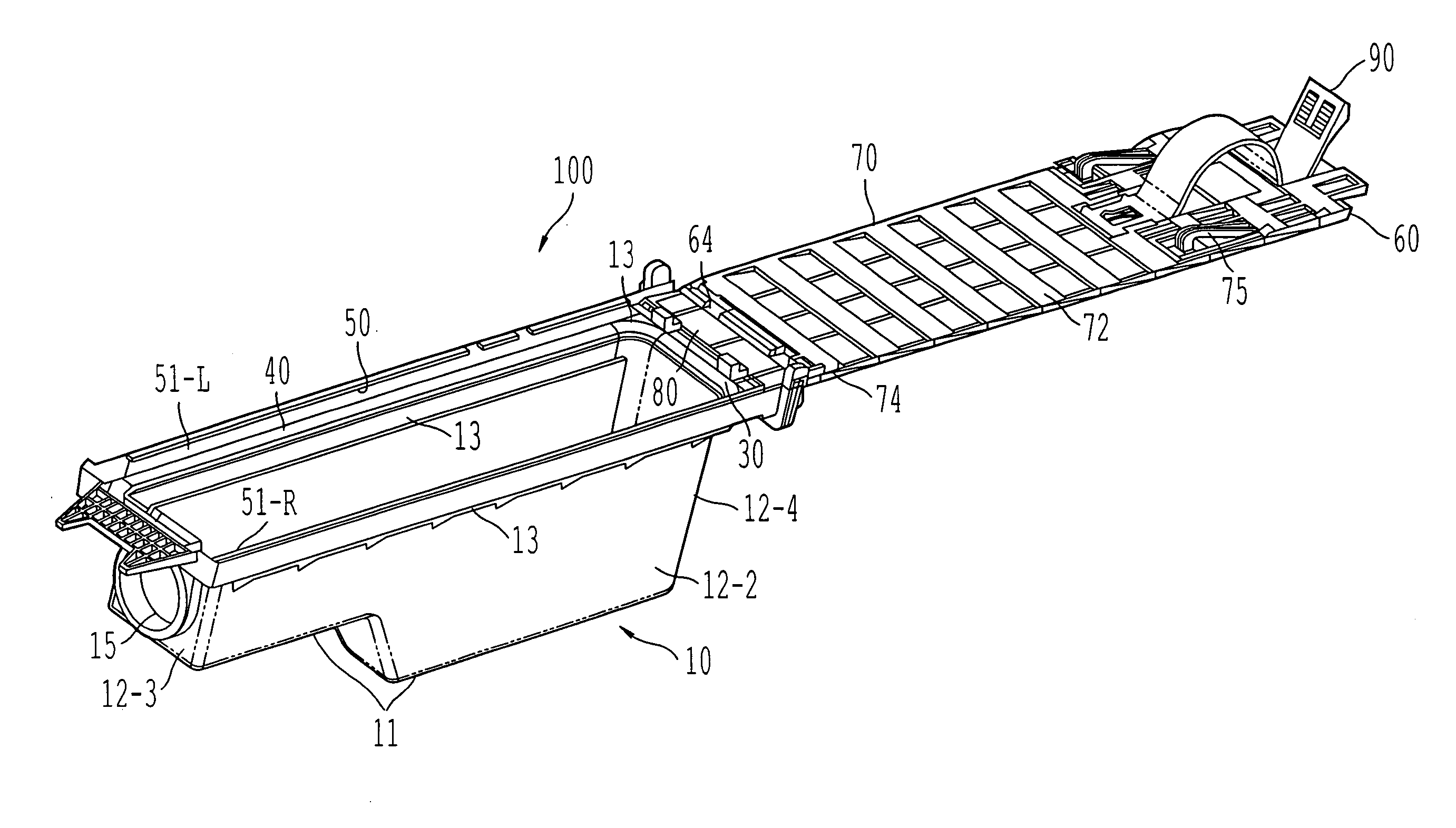 Developer cartridge including sealing gasket