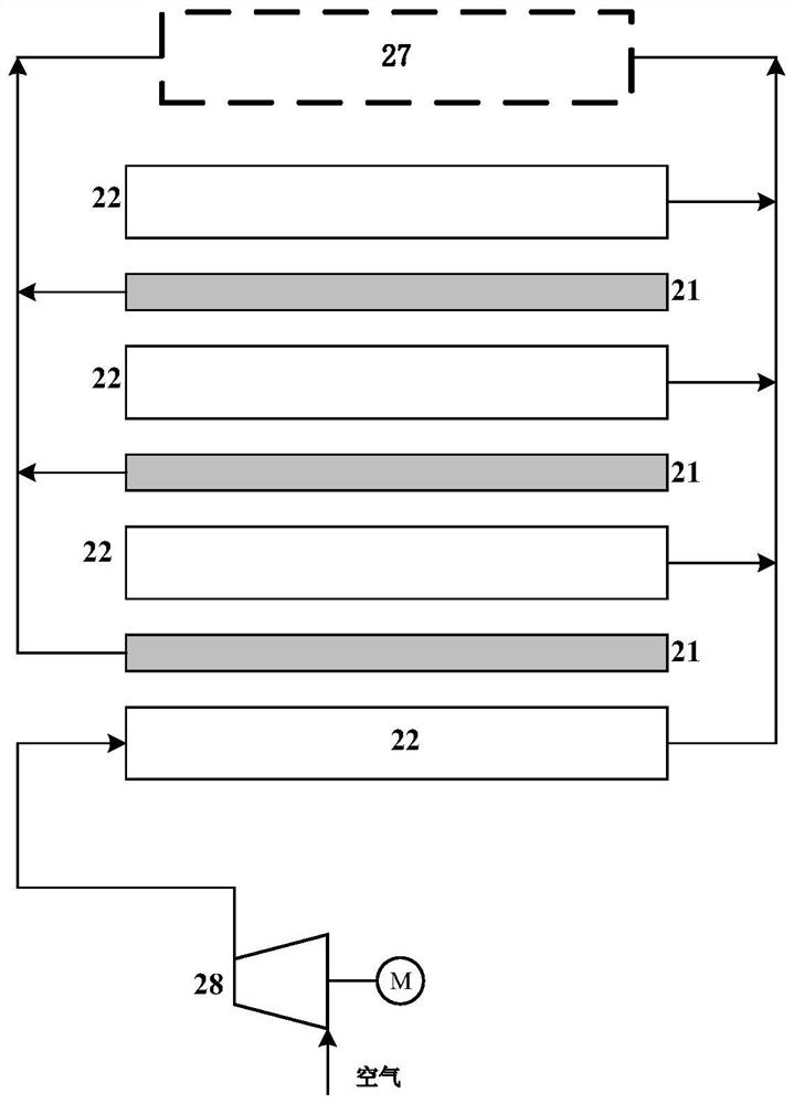 A near-isothermal compressed air energy storage system and its operating method