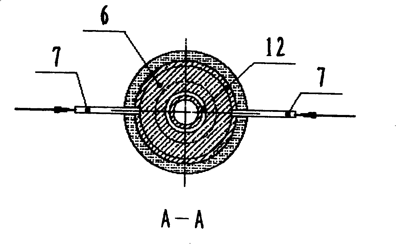 Method and structure of preventing channel of reactor for preparing ethyne by cracking plasma coal from coking
