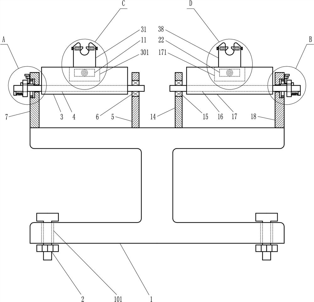 A double-station fixture for CNC milling machine