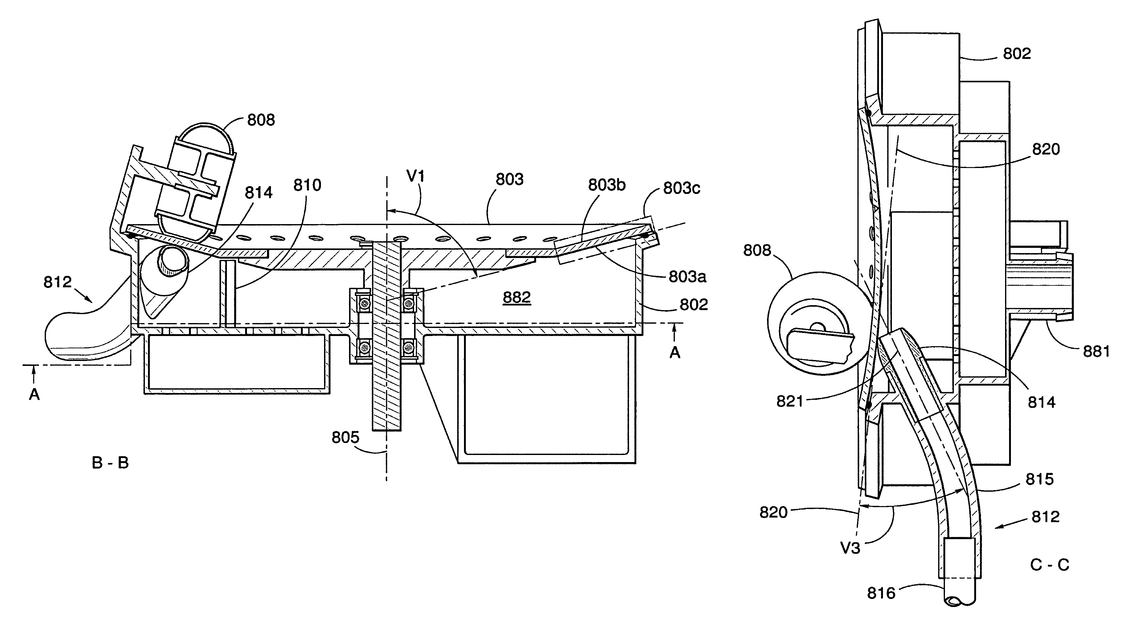 Arrangement of a seed metering device on an agricultural machine