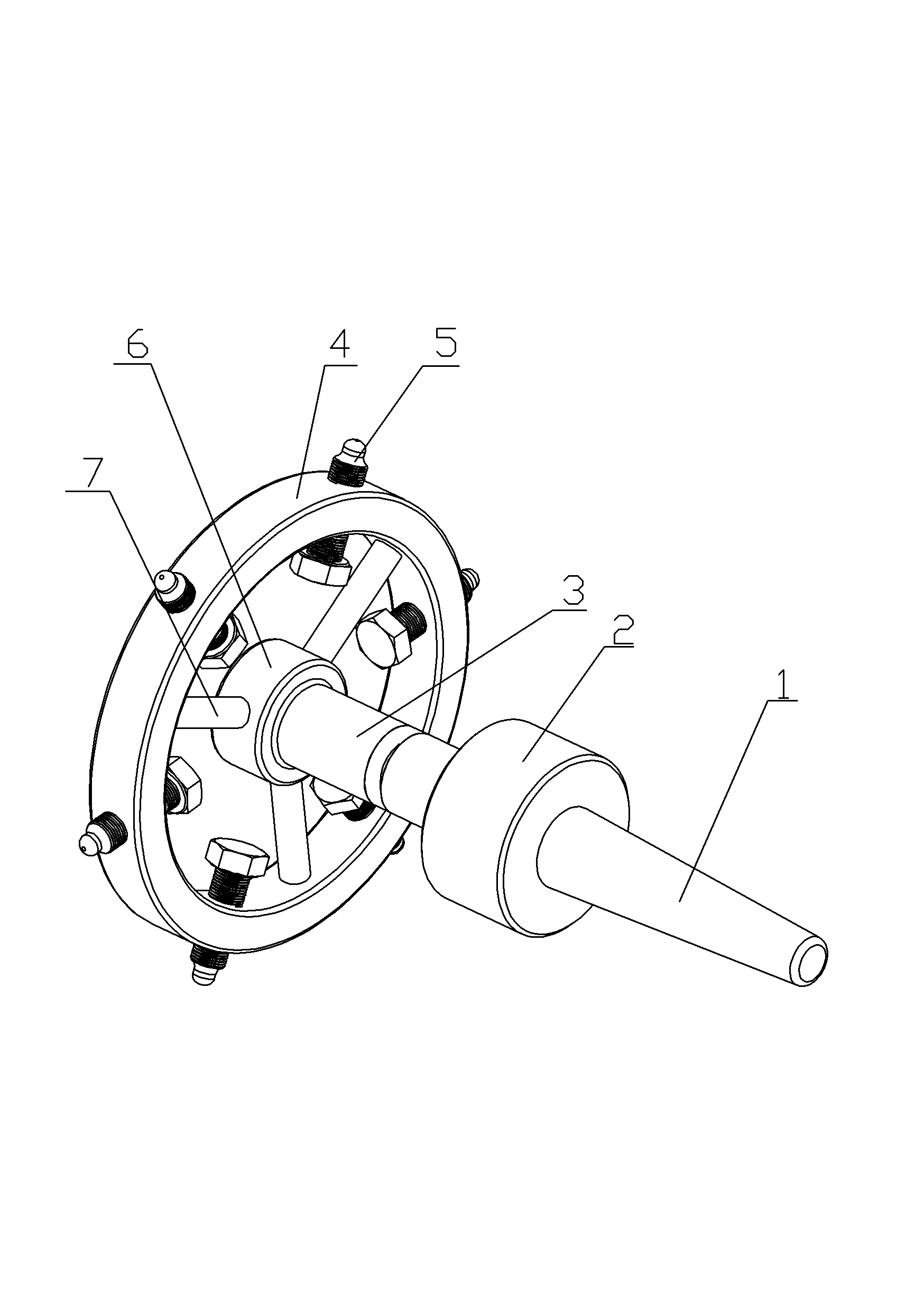 Positioning fixture for drum-like part turning