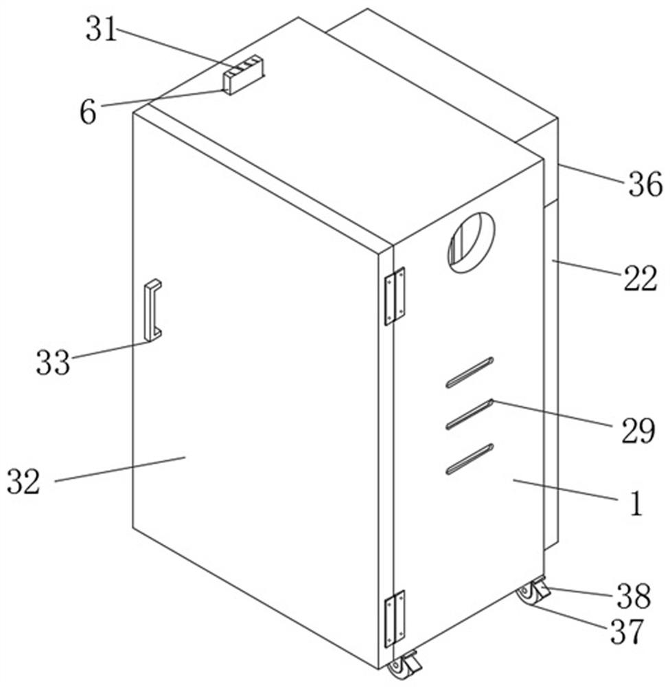 High-low voltage switch cabinet with explosion-proof function