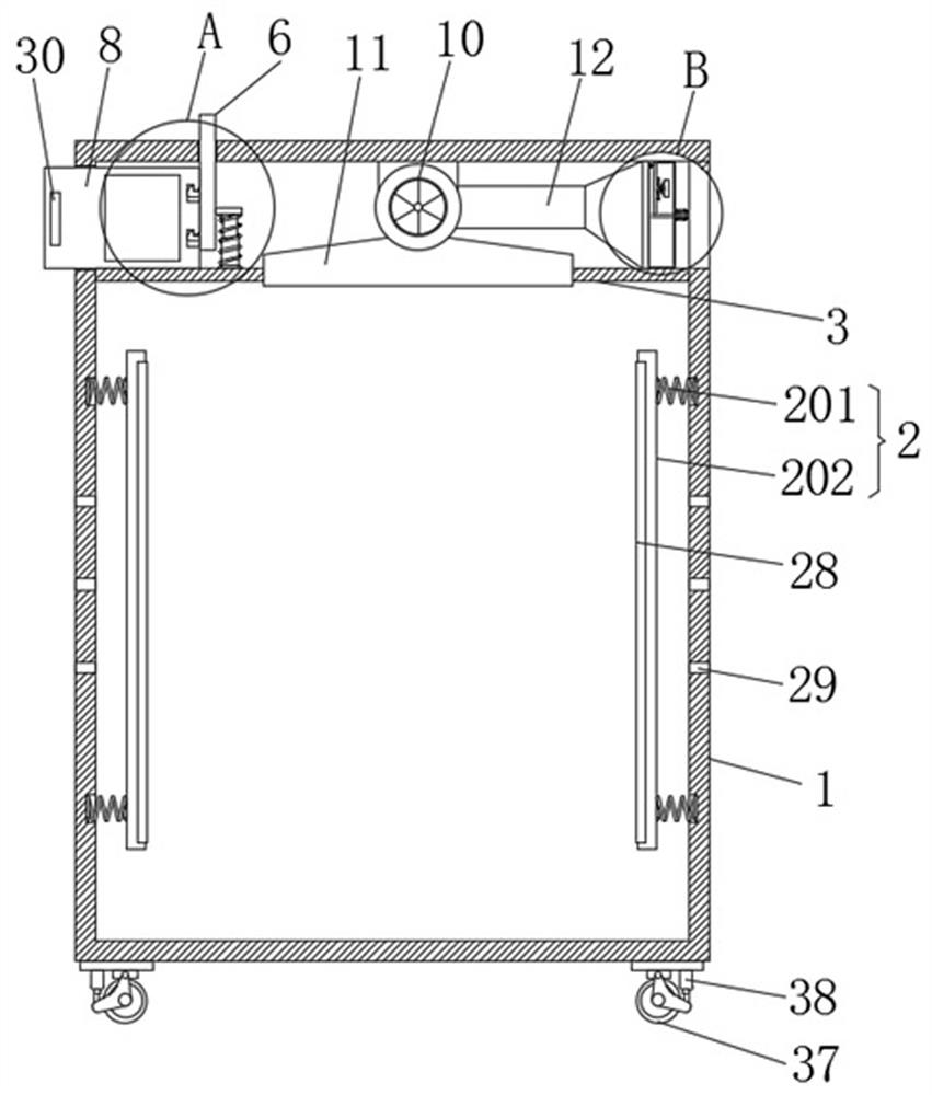 High-low voltage switch cabinet with explosion-proof function