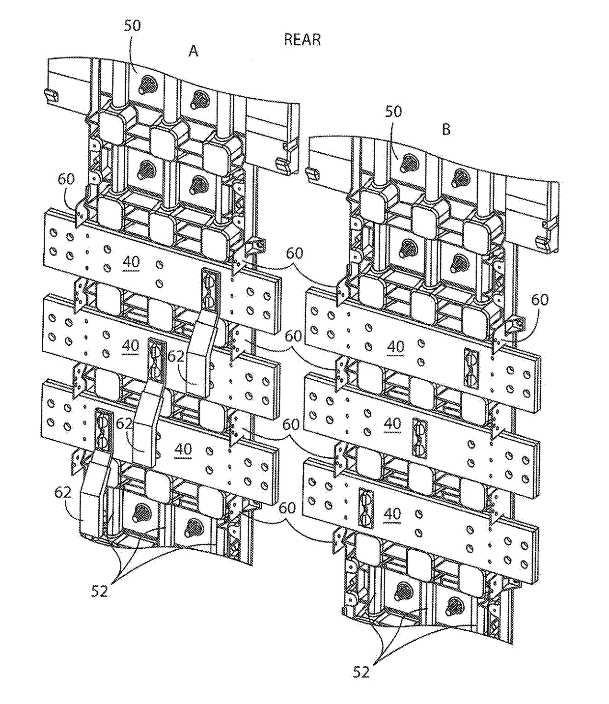 System for Isolating Power Conductors Using Molded Assemblies