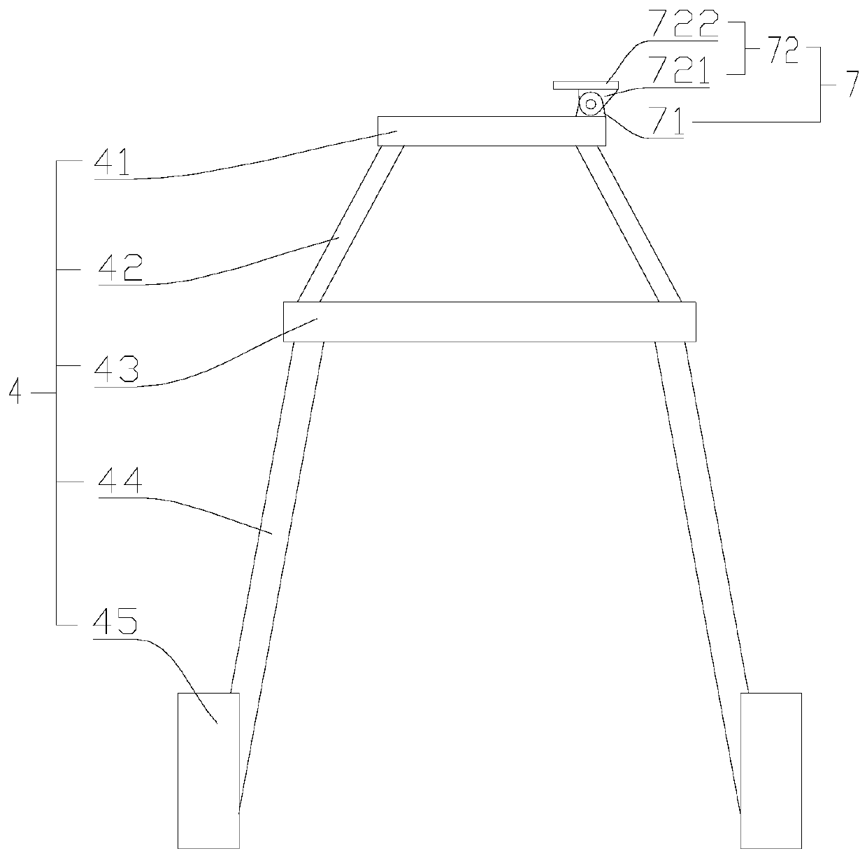 Single-point hoisting type pile erecting system and construction method for pile erecting