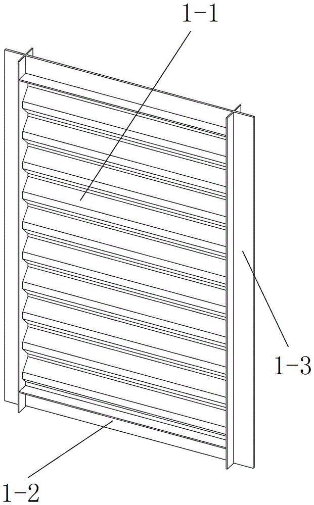 Assembled corrugated steel plate shear wall