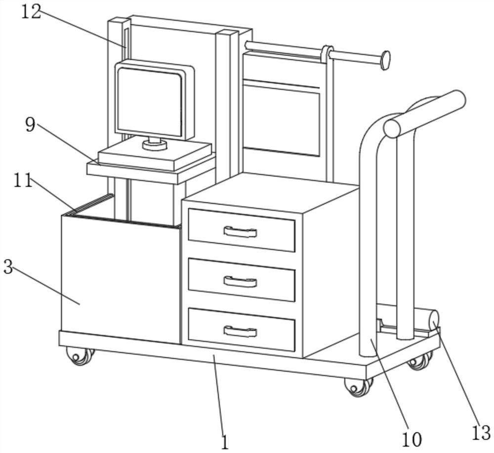 Anti-radiation imaging device for radiodiagnosis