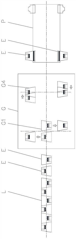 Sheet arranging and conveying mechanism