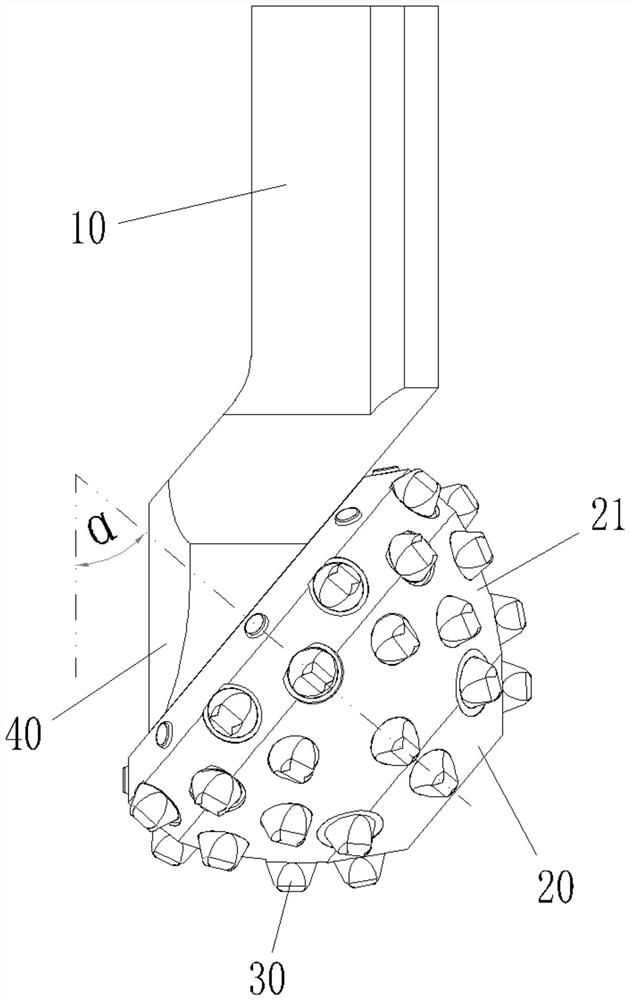 Roller cone bit and construction method