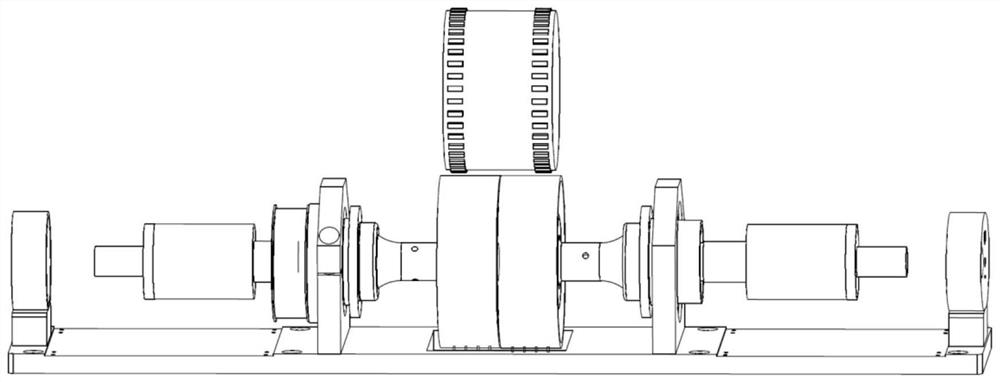 Longitudinal-radial coupled vibration double-roller ultrasonic rolling welding device
