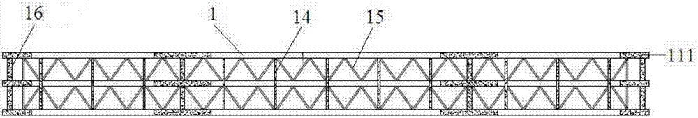 Three-span anti-node beam-transverse wave-three steel-concrete composite T-shaped continuous beam