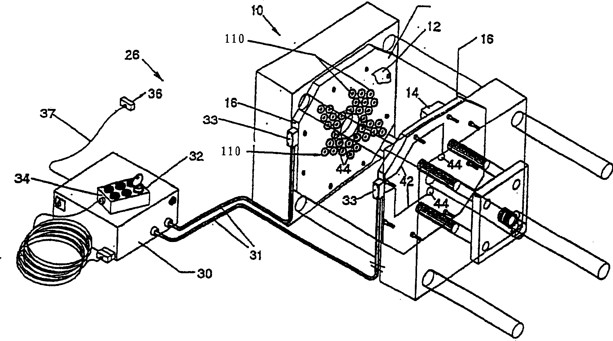 Magnetic clamping device and method for detecting and controlling an operating state of a magnetic clamping device