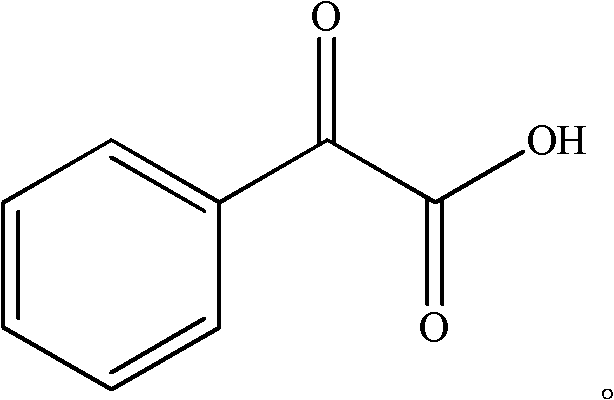 High selectivity synthesis method of benzoyl formic acid