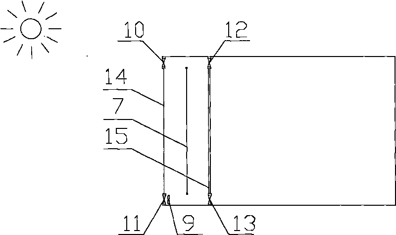 Ventilating glass curtain wall and working method thereof