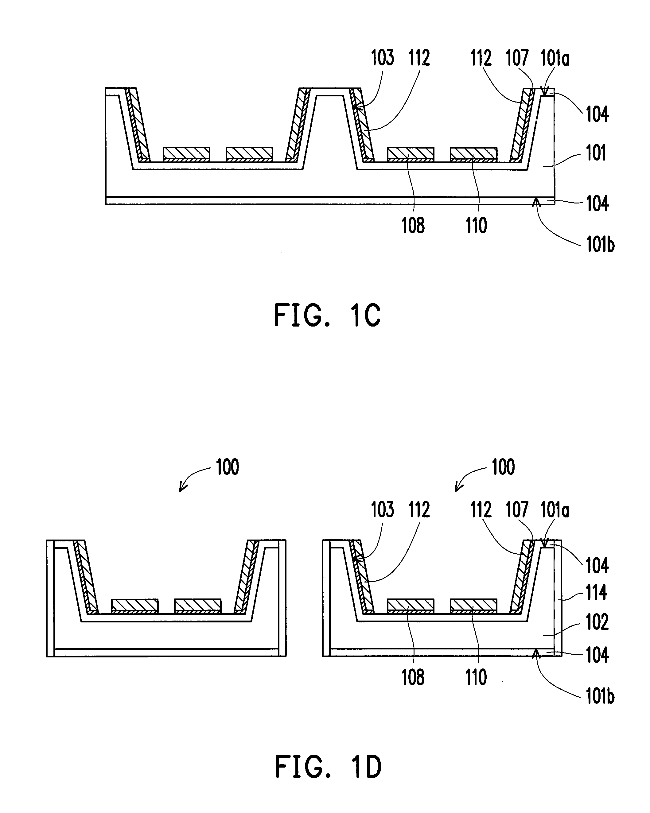Silicon submount for light emitting diode and method of forming the same