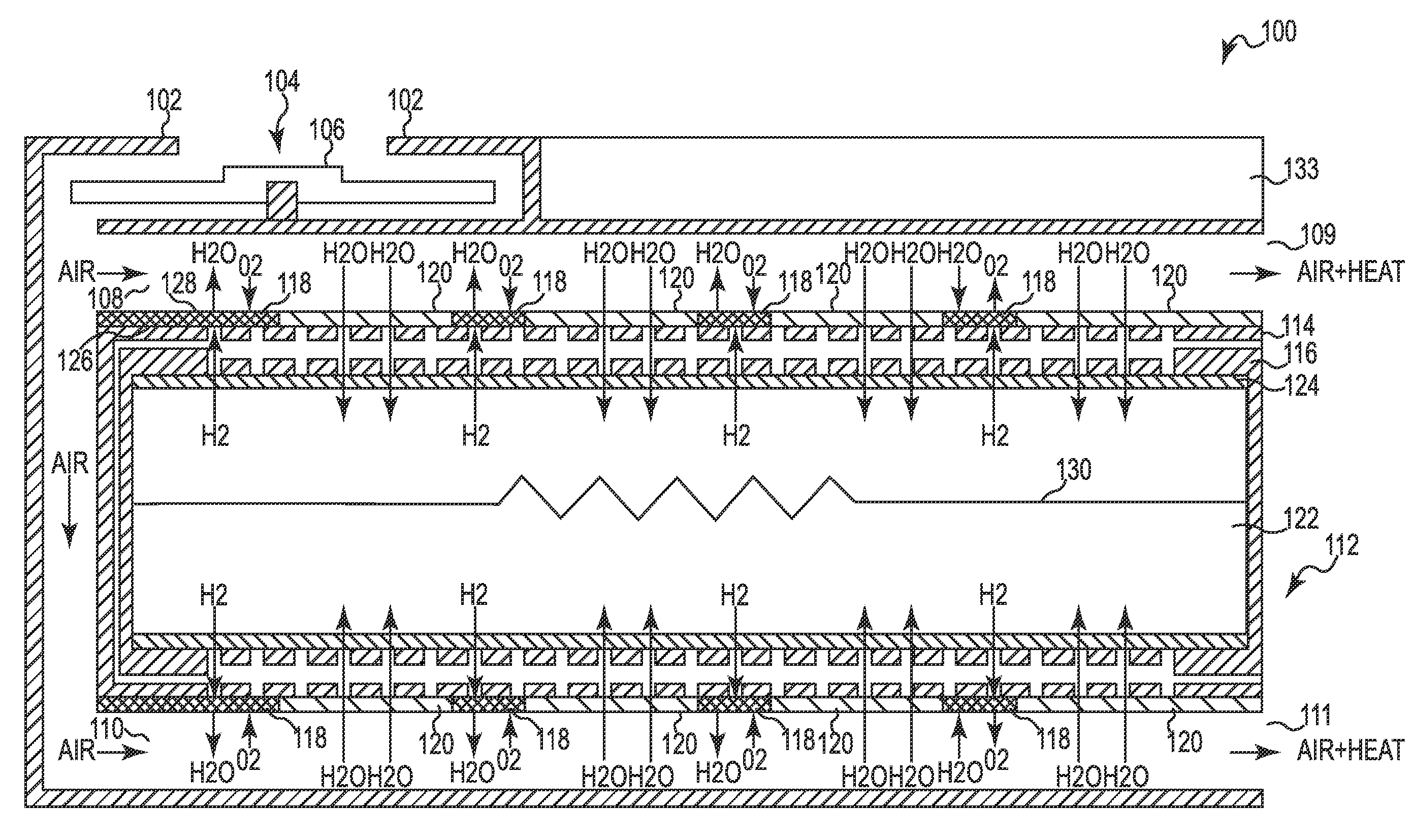 Power generation via combined fuel thermolysis and hydrolysis