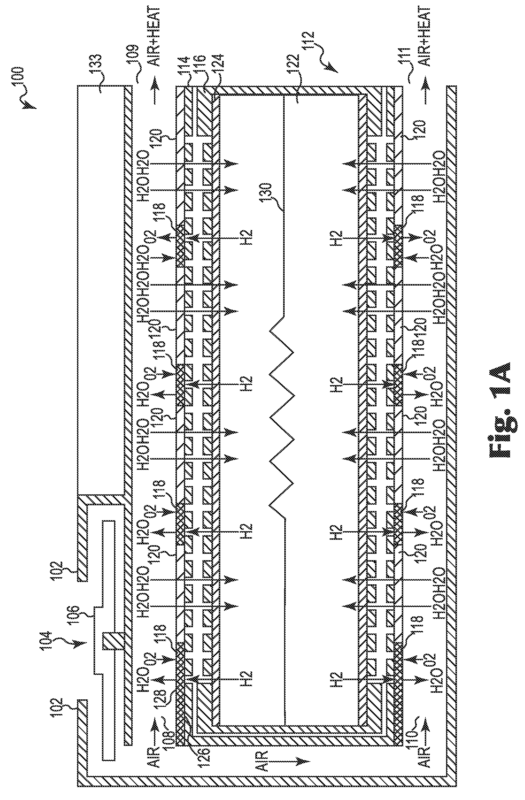 Power generation via combined fuel thermolysis and hydrolysis