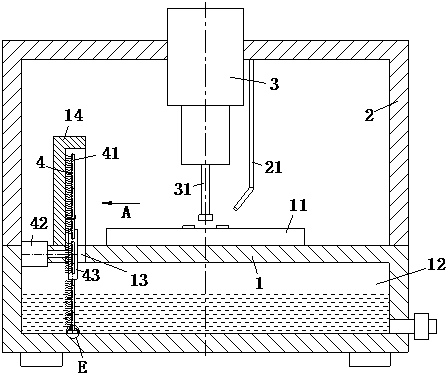 Burr removal device for parts of mechanical valve element