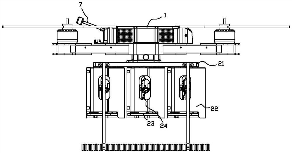 Unmanned aerial vehicle equipment carrying bomb dropping and unmanned aerial vehicle bomb dropping system