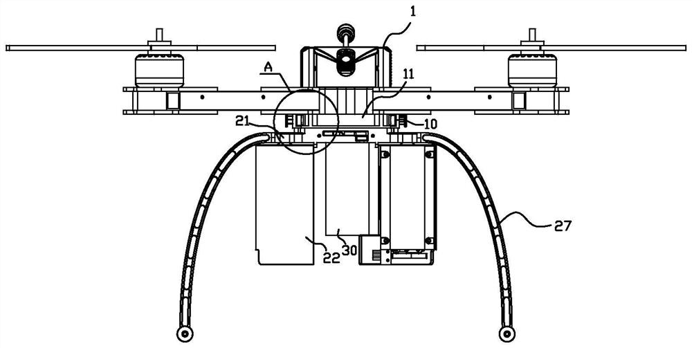 Unmanned aerial vehicle equipment carrying bomb dropping and unmanned aerial vehicle bomb dropping system